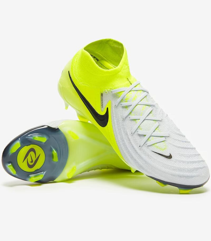 nike phantom luna football boots in white and yellow